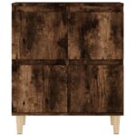 vidaXL Komoda dymový dub 60x35x70 cm spracované drevo – Obrázok 6