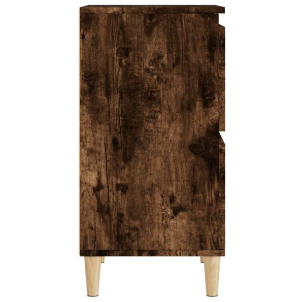 vidaXL Komoda dymový dub 60x35x70 cm spracované drevo – Obrázok 7