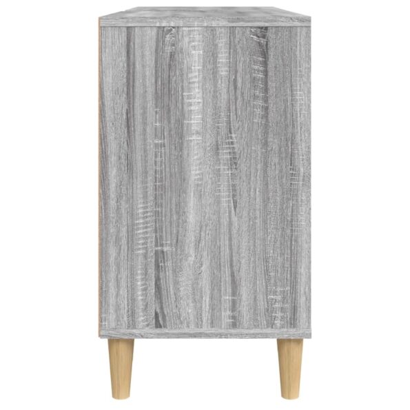 vidaXL Umývadlová skrinka sivý dub sonoma 80x33x60 cm kompozitné drevo – Obrázok 8