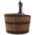 vidaXL Vodná fontána s čerpadlom 28x28x34,5 cm masívna jedľa – Obrázok 3
