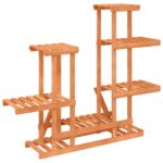 vidaXL Stojan na kvetiny 95x25x96 cm masívna jedľa – Obrázok 6