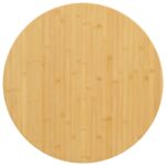 vidaXL Stolová doska Ø70x1,5 cm bambus