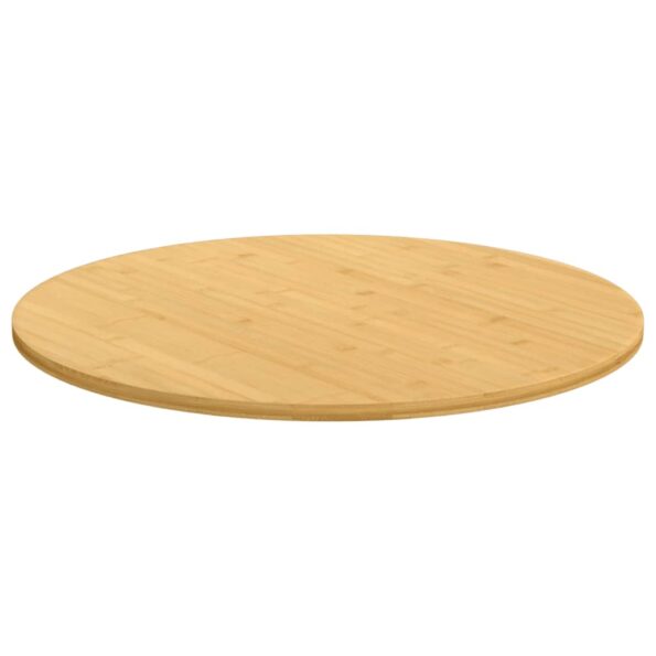 vidaXL Stolová doska Ø70x1,5 cm bambus – Obrázok 2