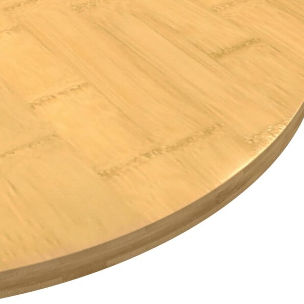 vidaXL Stolová doska Ø70x1,5 cm bambus – Obrázok 3