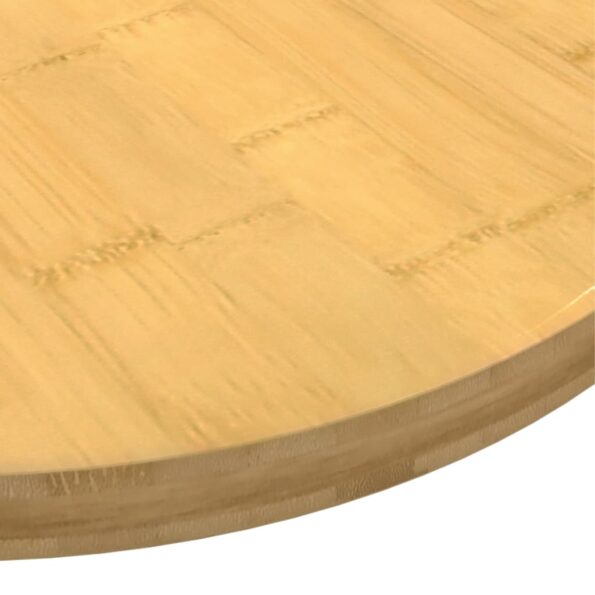 vidaXL Stolová doska Ø50x2,5 cm bambus – Obrázok 3