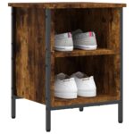vidaXL Botník dymový dub 38x35x50 cm kompozitné drevo – Obrázok 3