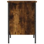 vidaXL Botník dymový dub 38x35x50 cm kompozitné drevo – Obrázok 5