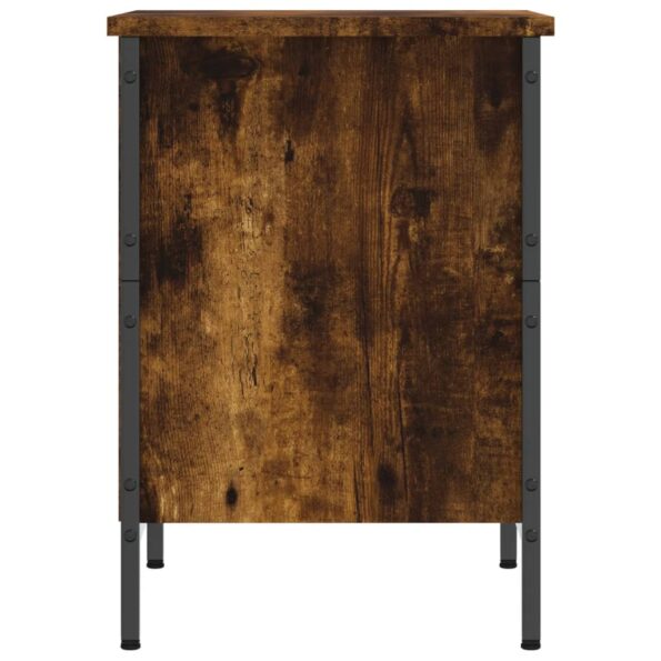 vidaXL Botník dymový dub 38x35x50 cm kompozitné drevo – Obrázok 5