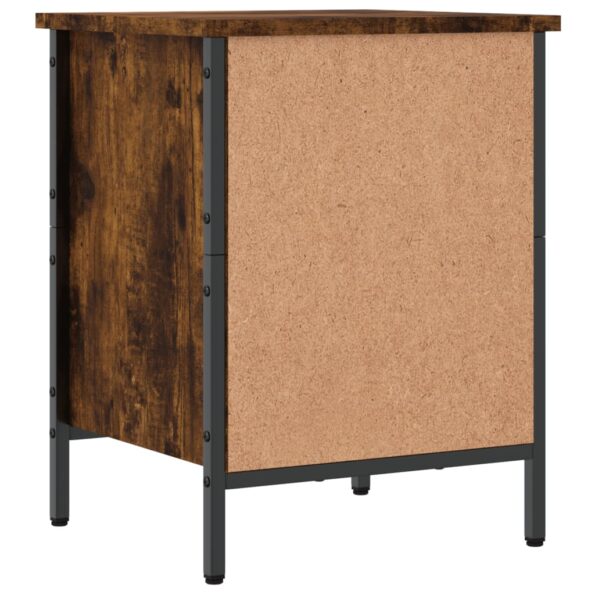 vidaXL Botník dymový dub 38x35x50 cm kompozitné drevo – Obrázok 6