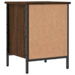 vidaXL Botník hnedý dub 38x35x50 cm kompozitné drevo – Obrázok 6