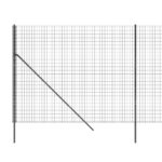 vidaXL Drôtený plot antracitový 1,8x10 m pozinkovaná oceľ – Obrázok 4