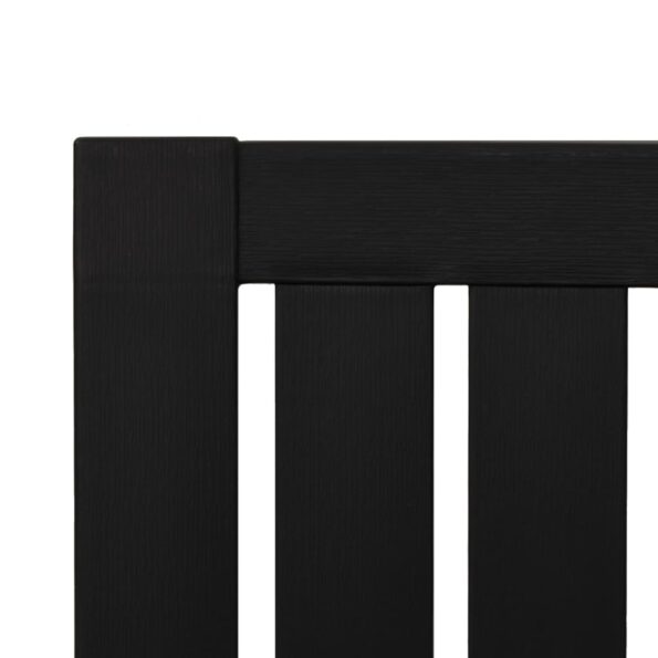 vidaXL Záhradná stolička Adirondack čierna polyratan – Obrázok 6