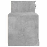 vidaXL Botník betónovo sivý 100x42x60 cm kompozitné drevo – Obrázok 7