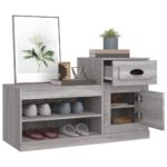 vidaXL Botník sivý dub sonoma 100x42x60 cm kompozitné drevo – Obrázok 5