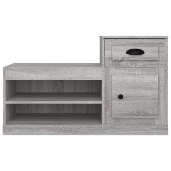 vidaXL Botník sivý dub sonoma 100x42x60 cm kompozitné drevo – Obrázok 6