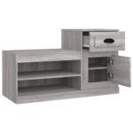 vidaXL Botník sivý dub sonoma 100x42x60 cm kompozitné drevo – Obrázok 8