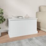 vidaXL Úložný box biely 70x40x38 cm, umelé drevo – Obrázok 3