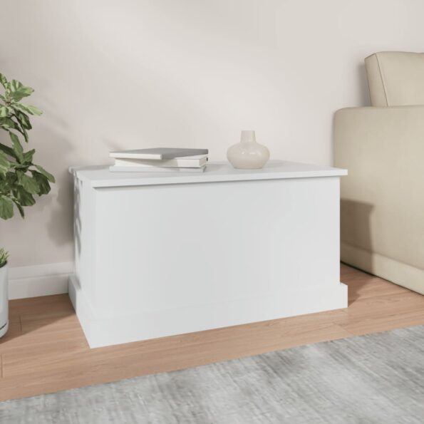 vidaXL Úložný box biely 70x40x38 cm, umelé drevo – Obrázok 3