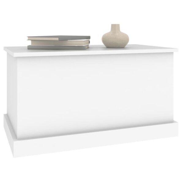vidaXL Úložný box biely 70x40x38 cm, umelé drevo – Obrázok 4