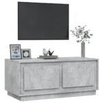 vidaXL Konferenčný stolík betónový sivý 102x50x44 cm spracované drevo – Obrázok 4