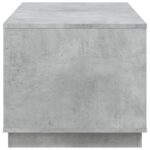 vidaXL Konferenčný stolík betónový sivý 102x50x44 cm spracované drevo – Obrázok 8