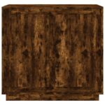 vidaXL Komoda dymový dub 80x34x75 cm kompozitné drevo – Obrázok 5