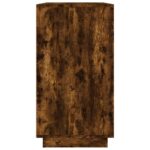 vidaXL Komoda dymový dub 80x34x75 cm kompozitné drevo – Obrázok 6
