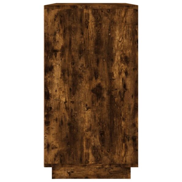 vidaXL Komoda dymový dub 80x34x75 cm kompozitné drevo – Obrázok 6