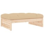 vidaXL Záhradná podnožka 120x80 cm masívna borovica – Obrázok 2