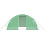 vidaXL Fóliovník s oceľovým rámom zelený 8 m² 4x2x2 m – Obrázok 4