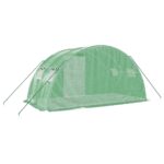 vidaXL Fóliovník s oceľovým rámom zelený 8 m² 4x2x2 m – Obrázok 6
