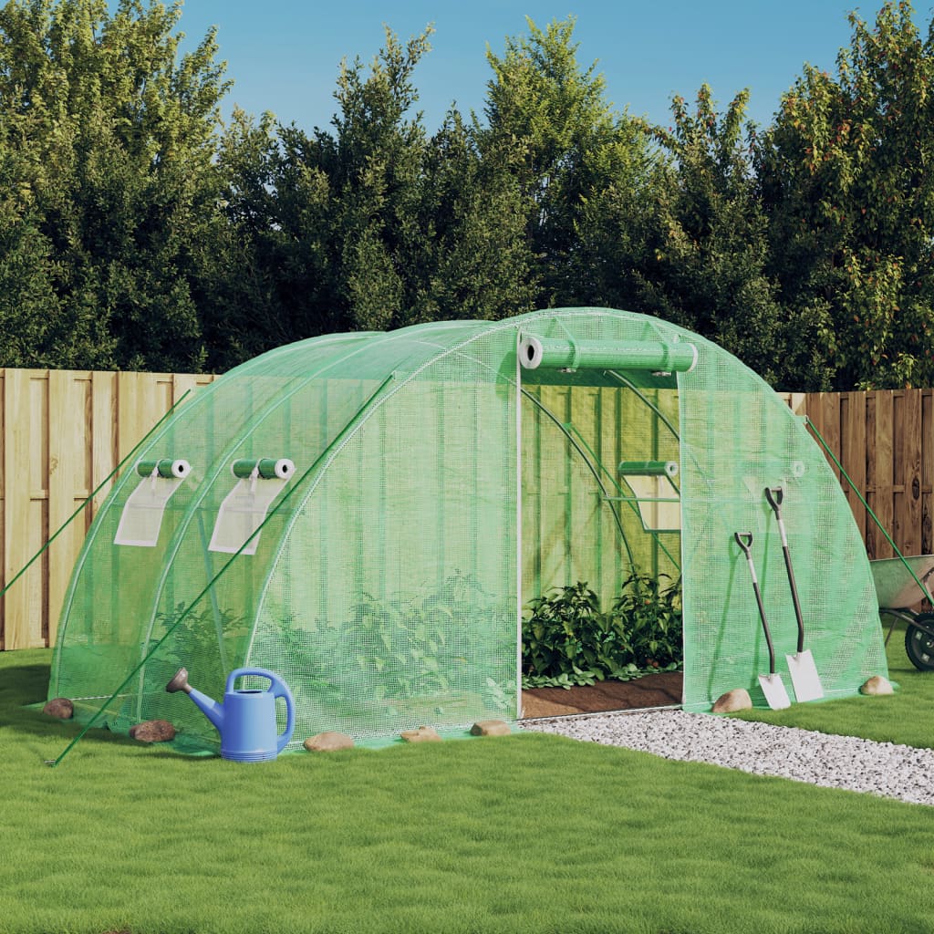 VXL8720845811860_m_en_hd_1.jpg vidaXL Fóliovník s oceľovým rámom zelený 8 m² 4x2x2 m – Obrázok 1
