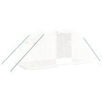 vidaXL Fóliovník s oceľovým rámom biely 8 m² 4x2x2 m – Obrázok 2