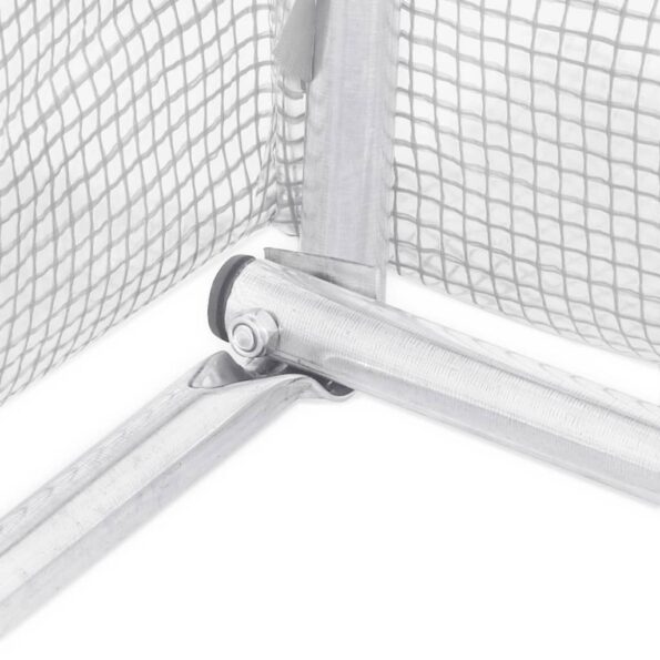 vidaXL Fóliovník s oceľovým rámom biely 8 m² 4x2x2 m – Obrázok 8