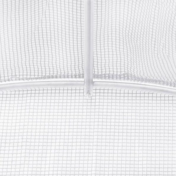 vidaXL Fóliovník s oceľovým rámom biely 8 m² 4x2x2 m – Obrázok 9