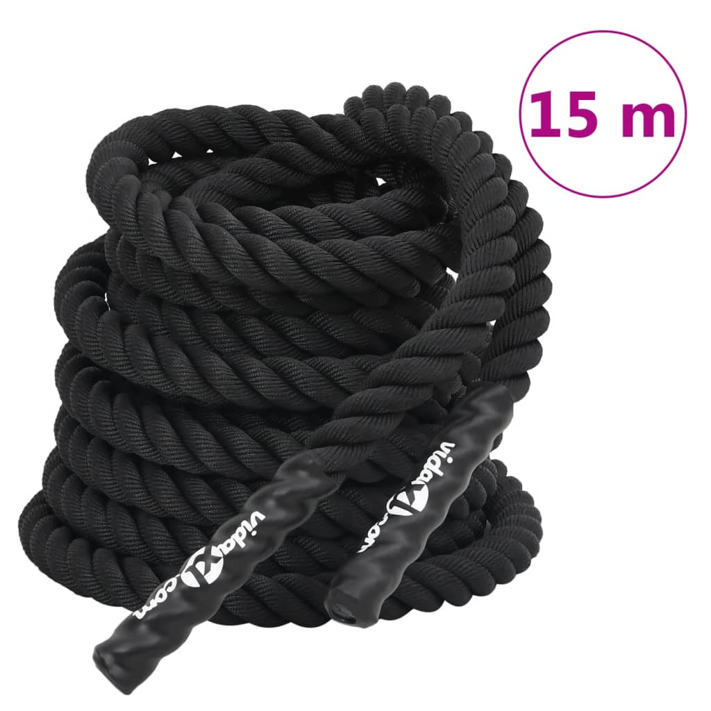 VXL8720845856052_a_en_hd_1.jpg vidaXL Bojové lano čierne 15 m 11 kg polyester – Obrázok 1