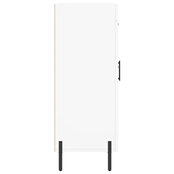 vidaXL Komoda biela 69,5x34x90 cm kompozitné drevo – Obrázok 7