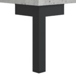 vidaXL Knižnica betónovo sivá 69,5x32,5x90 cm kompozitné drevo – Obrázok 7