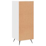 vidaXL Komoda lesklá biela 34,5x34x90 cm spracované drevo – Obrázok 8