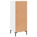 vidaXL Komoda lesklá biela 34,5x34x90 cm spracované drevo – Obrázok 8
