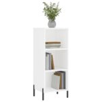 vidaXL Komoda biela 34,5x32,5x90 cm kompozitné drevo – Obrázok 3