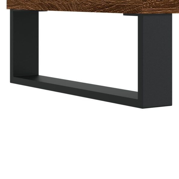 vidaXL Komoda hnedý dub 34,5x32,5x90 cm kompozitné drevo – Obrázok 7
