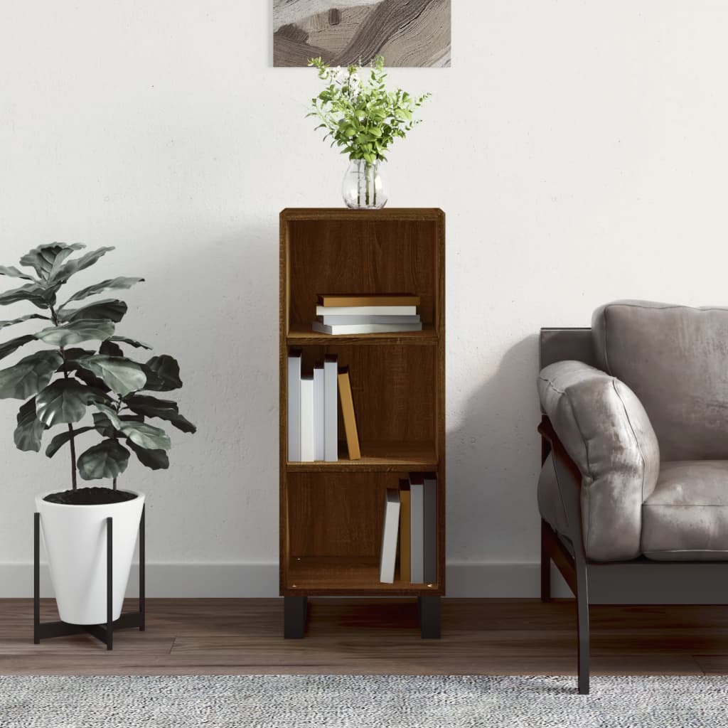 VXL8720845869342_m_en_hd_1.jpg vidaXL Komoda hnedý dub 34,5x32,5x90 cm kompozitné drevo – Obrázok 1