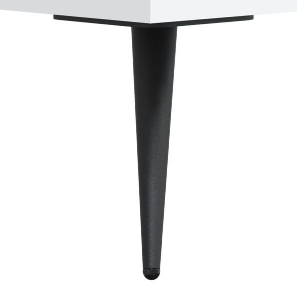 vidaXL Komoda biela 69,5x34x90 cm kompozitné drevo – Obrázok 8