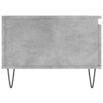 vidaXL Konferenčný stolík betónový sivý 90x50x36,5 cm spracované drevo – Obrázok 7