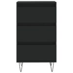 vidaXL Komoda čierna 40x35x70 cm kompozitné drevo – Obrázok 5