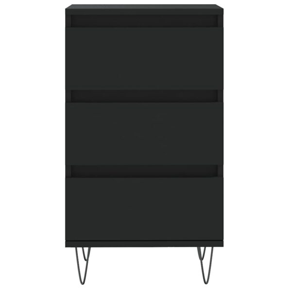 vidaXL Komoda čierna 40x35x70 cm kompozitné drevo – Obrázok 5