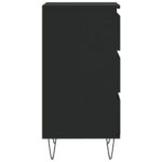 vidaXL Komoda čierna 40x35x70 cm kompozitné drevo – Obrázok 7