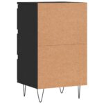 vidaXL Komoda čierna 40x35x70 cm kompozitné drevo – Obrázok 8