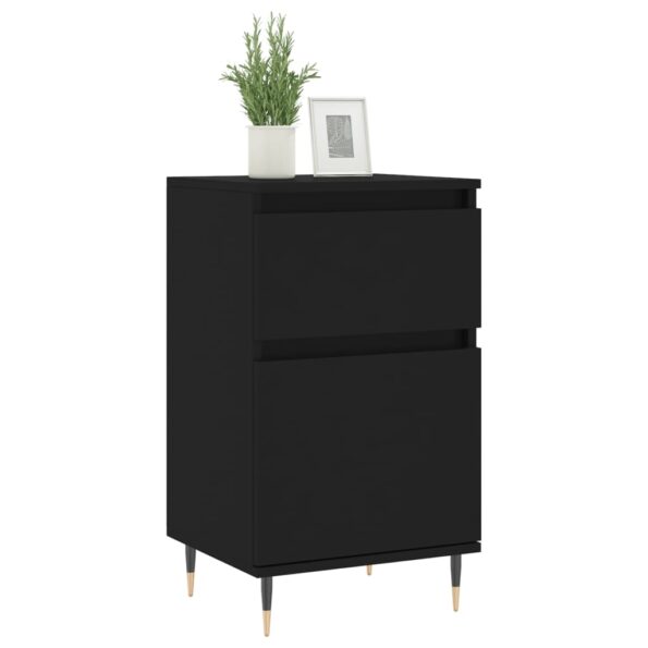 vidaXL Komody 2 ks čierne 40x35x70 cm kompozitné drevo – Obrázok 3